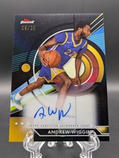 2023-24 Topps Finest - Andrew Wiggins (AU) Black Geometric Refractor SSP /25