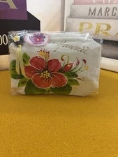 Unique  Hawaiian-inspired design  pouch or small accessory bag.