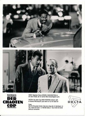 Der Chaoten-Cop - Denzel Washington - 3 Pressefotos - s/w 18x24cm (204)