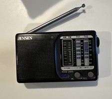 JENSEN AM FM POCKET RADIO MODEL MR-400 TESTED WORKS