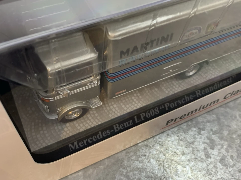 Premium Classixxs Mercedes LP608 Porsche Racing Truck Martini - Image 3 of 4