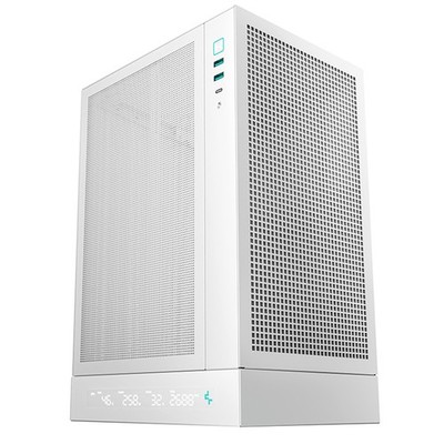 Deepcool CH170 Digital White Mini-ITX Gehäuse High Airflow Compact Tower