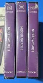 Evercade HyperMegaTech! NEO GEO Super Pocket with (New) Carts 1,2 & 3