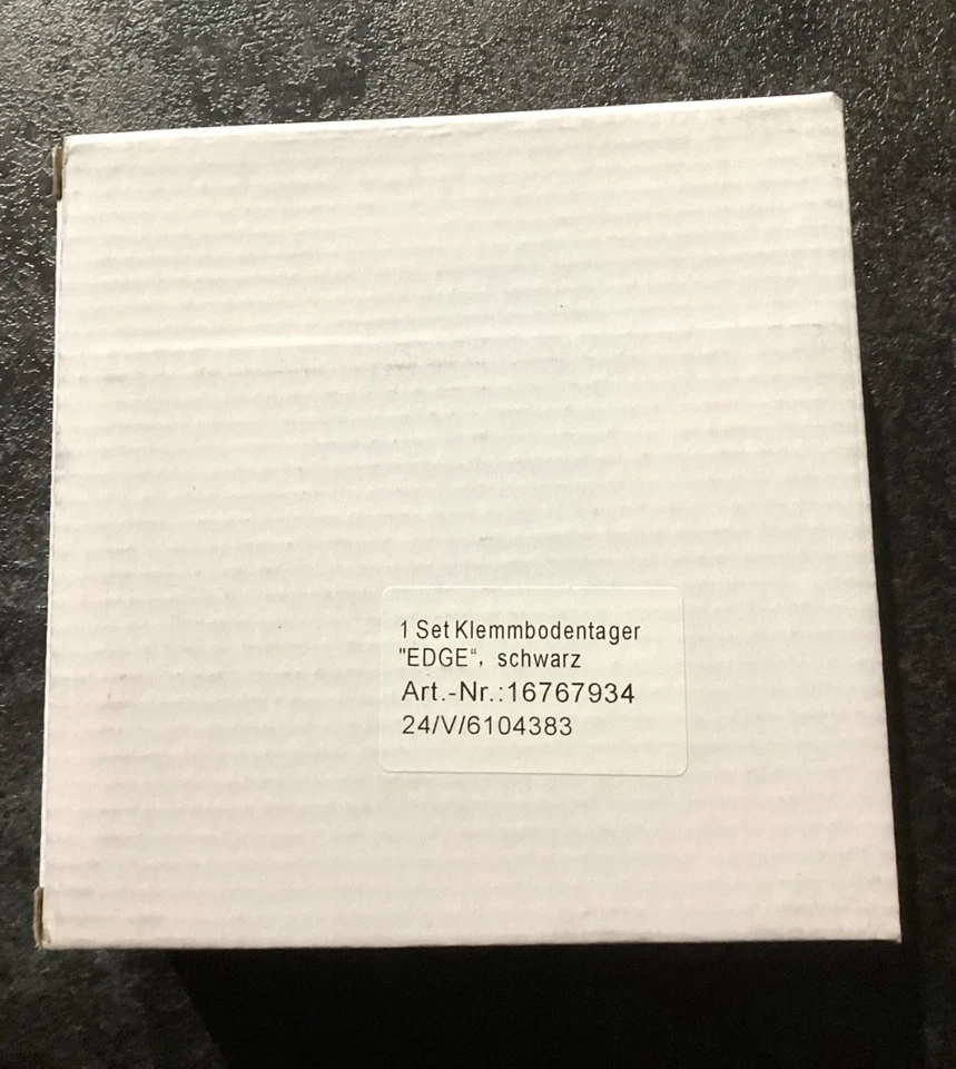 NOLTE Regalboden- Tablar- Klemmbodenträger Wandhalter EDGE  1 Set (3 vorhanden) - Bild 4 von 4