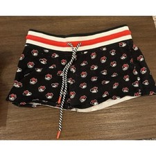 Disney Minnie Mouse Lounge 100 Cotton Trendy Box-Cut Shorts for Women Size Med
