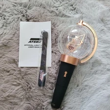 ATEEZ K-POP OFFICIAL LIGHT STICK Globe Shape Fluorescent Hand Lamp Glow Stick