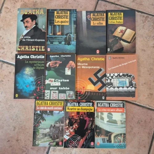 Lot 11 livres Agatha Christie - poche - Photo 1/4