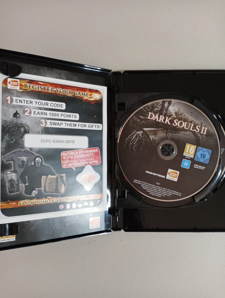 PC DARK SOULS II 2 VIDEOGAME VIDEO GAME PC DVD VGC Horror Supernatural - Image 3 of 4