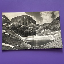 LAGO ANTERMOIA CATINACCIO CARTOLINA VINTAGE DEL 1963 CON TIMBRO SCRITTA