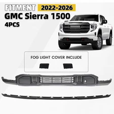 Front Lower Bumper Cover Fascia Valance Kit Set For 2022-2026 GMC Sierra 1500