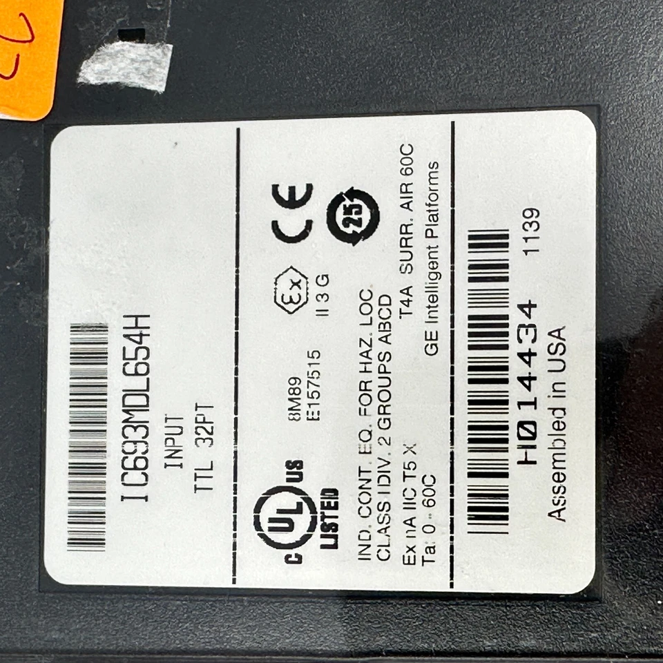 GE Fanuc IC693MDL654H Series 90-30 32-Point TTL Input Module 5/12VDC - Image 3 of 4