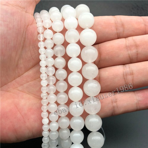 Wholesale Natural Gemstone Round Spacer Loose Beads 4mm 6mm 8mm 10mm 12mm - Picture 27 of 50