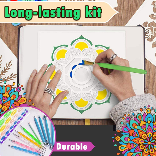 Mandala Dotting Tools Kit - Art Craft Set for Home Decor & Gifts - 第 3/6 張圖片