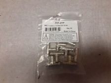 BNC Three Female Jack to Jack RF Adapter 50 ohm Connector T 3 Way New x10