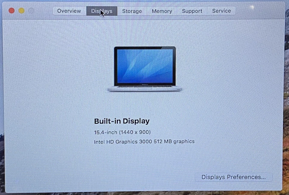 Apple MacBook Pro A1286 Early-2011 Core i7-2635QM 2.0GHz 15" 8GB 150GB SSD - Image 4 of 4