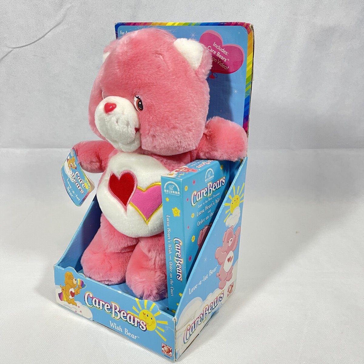 2002 Play Along CARE BEARS LOVE-A-LOT BEAR Wish Bear ERROR