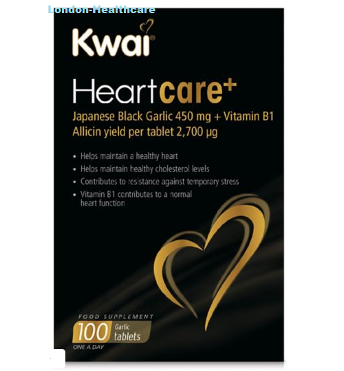 Kwai 450mg Heartcare Black Garlic Vitamin B1 Tablet 100 Count for