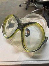 Seac Twin Lens Glamour mask, Yellow/Clear/Black Standard Strap