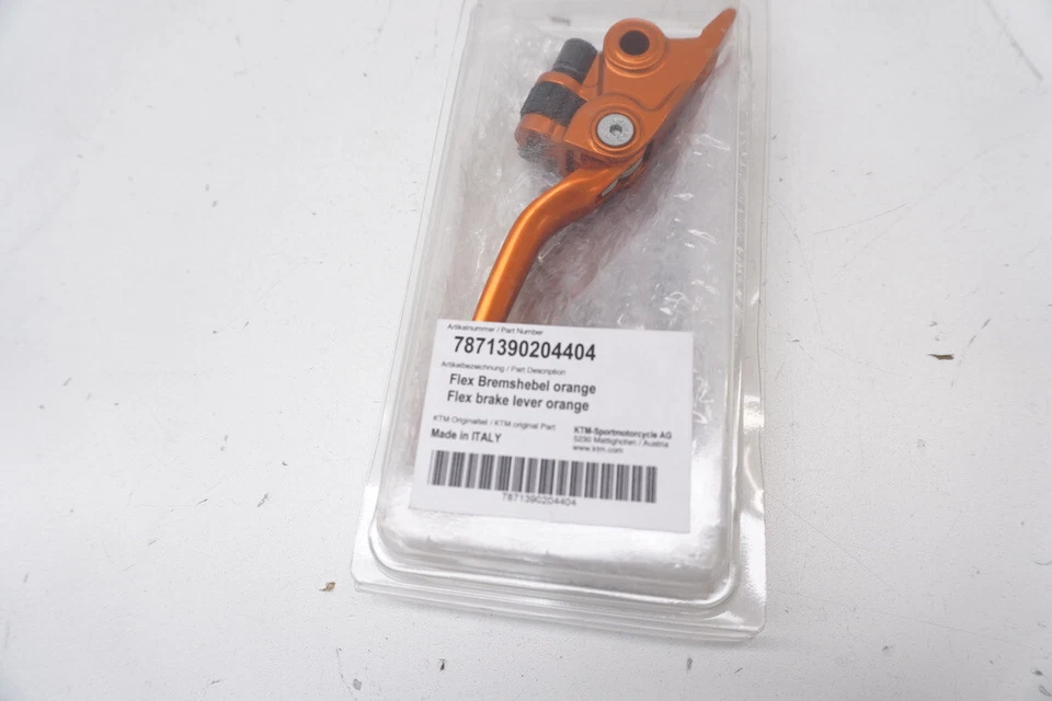 Palanca de freno delantera KTM PowerParts Flex Brembo naranja 7871390204404 125-450 A2 Foto 2 de 4
