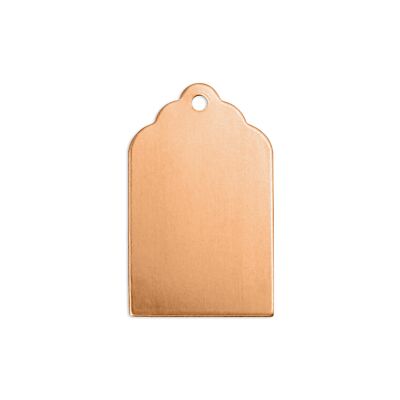 ImpressArt Tag, 7/8'', Copper, Premium Metal Stamping Discs, 24 pc