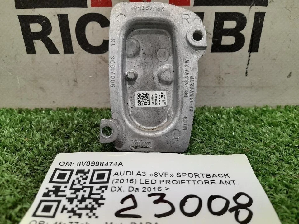 CENTRALINA FARI A LED PER AUDI A3 Sportback Serie (8VF) 8V0998474A (16>) - Immagine 2 di 2