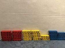 Paw Patrol Wooden Yellow Red & Blue 38 Piece Tumbling Tower Wood Blocks