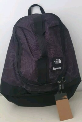 FW22 Supreme The North Face Steep Tech Rucksack Water Resistant Tasche Black Dragon