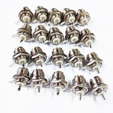 20PCS SO-239 Female UHF Jack Round Solder Chassis Mount Bulkhead Connector