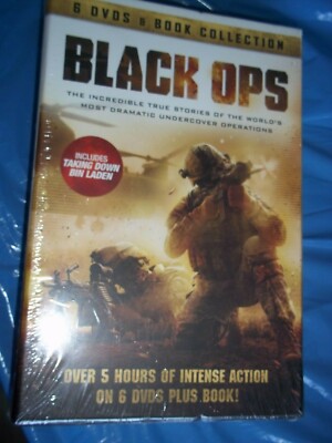 Black Ops DVD 6 Disc Set Book Collection Includes Taking Down Bin Laden NEW