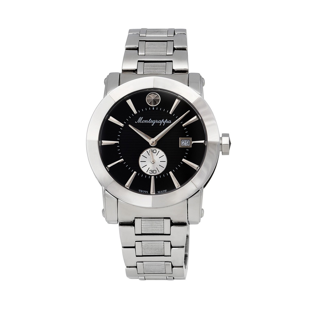 Montegrappa NeroUno Sub Seconds Men's Watch Swiss Made IDNUWAMB