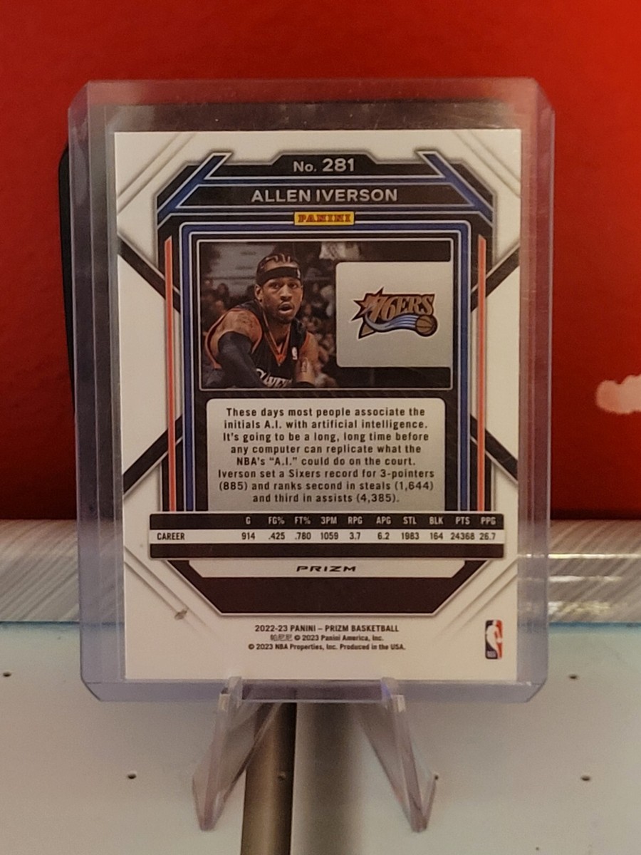 ALLEN IVERSON 2022-23 PANINI PRIZM SILVER #281
