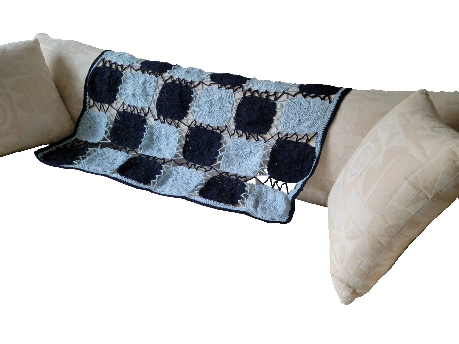 Sofá de cuadros Handmade lanza