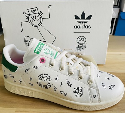 Adidas Stan Smith Andre Saraiva 'The World Needs Love' GY1786 Size 4 RARE |  eBay UK