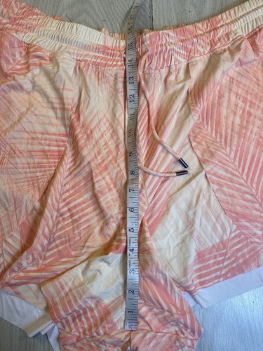 NEW Calia Flutter Swim Shorts Soft Palm Coral Women Size 1x Cover Up - Picture 8 of 11