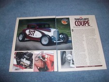 1932 Ford 5-window Coupe Highboy Article Transatlantic Coupe
