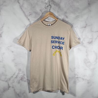 Size S - Kanye West Sunday Service Choir Chicago Tan Tee | eBay