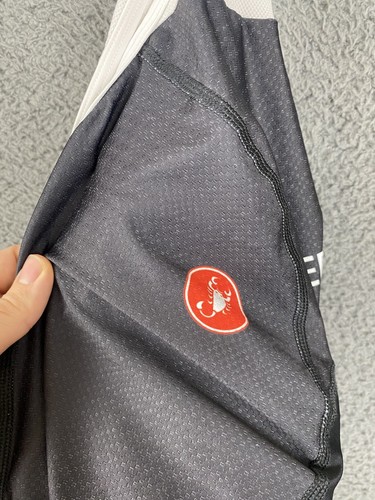 CASTELLI - Bib Cycling Shorts Mens Extra Small XS Black & Red - Picture 4 of 7