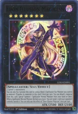 Yugioh! Ebon Illusion Magician (Red) - LDS3-EN091 - Ultra Rare - 1st Edition Nea