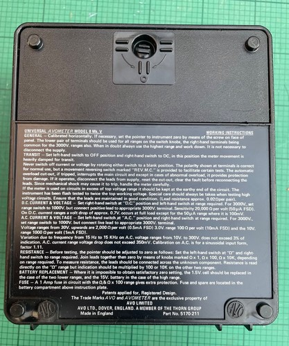 Avometer Model 8 MK 5 - Picture 3 of 9