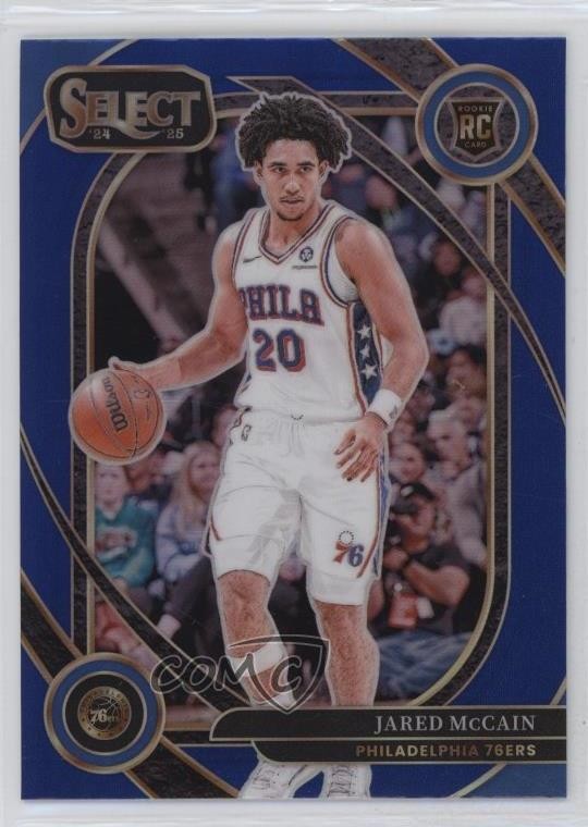 2024-25 Panini Select Courtside Blue Prizm Jared McCain #283 Rookie RC 1gg4