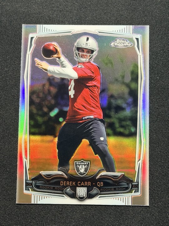 2014 Topps Chrome - Derek Carr #115 Refractor (RC)