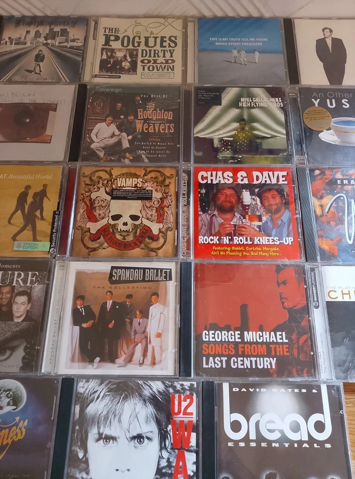 CD BUNDLE - X27 CDs Job Lot Of British Irish Rock Pop Erasure U2 Pogues Ferry - Изображение 2 из 4