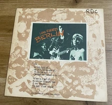RARE Art Rock Glam LP Record LOU REED Berlin RCA ORANGE DYNAFLEX 