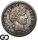 1900 Barber Dime, Choice XF++ Toner