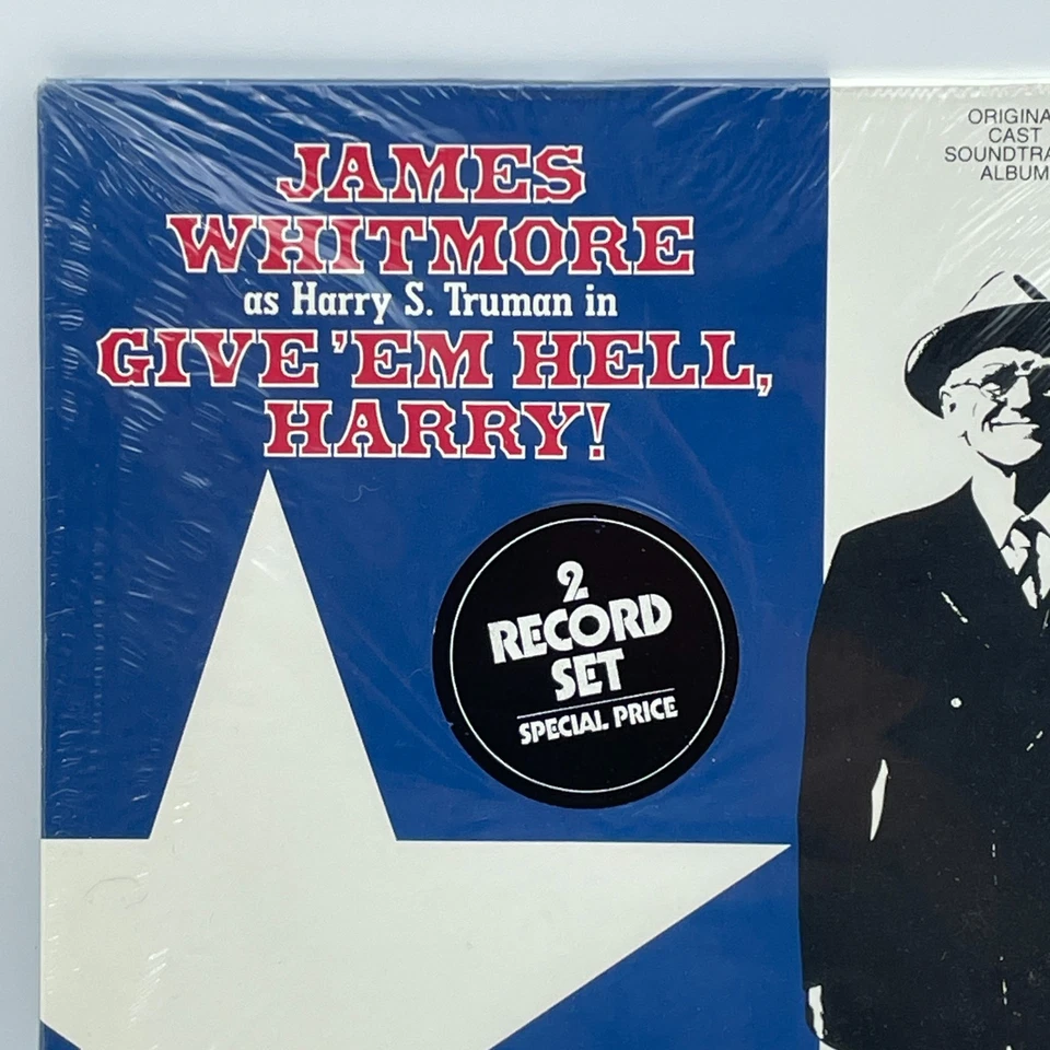Give ’Em Hell Harry James Whitmore 2 LP Original Vynil Soundtrack Sealed NEW - Image 2 of 3
