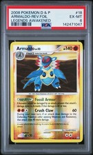 2008 POKEMON DIAMOND & PEARL LEGENDS AWAKENED #18 ARMALDO-REVERSE FOIL PSA 6 on eBay