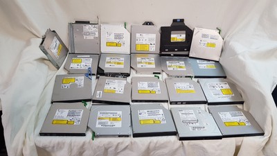 Restposten 15x verschiedene Laptop SATA DVD Brenner Laufwerke und einige Werbegeschenke