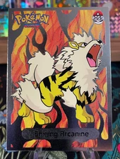 🔥SHINING Arcanine Non-TCG 2024 SHINY POKEMON Card Kanto Peru Foil NM🔥