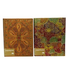 Paperblanks Ultra Journals Set Amber Bukhara Bavarian Flower Lined Notebooks