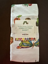 Pottery Barn Kids  Very Hungry Caterpillar  Crib Fitted Sheet